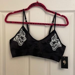 DARC SPORT • SHE DUAL SEAMLESS EVERSON SPORTS BRA IN MIDNIGHT MARBLE